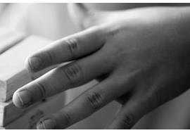 Child's Hands on Game