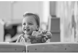 Nationwide Children's Hospital Patient Stock Photo